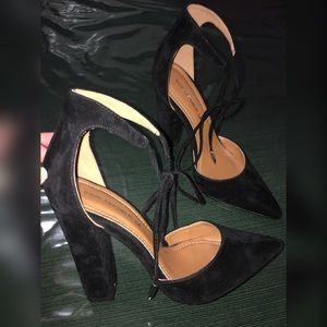 Black Suede Heels